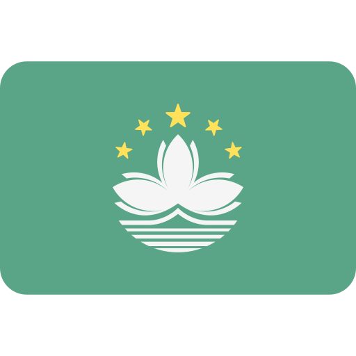 macao Flags Rounded rectangle icona