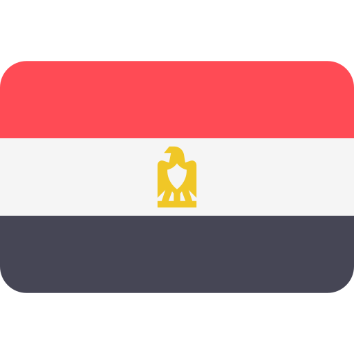 egipto Flags Rounded rectangle icono