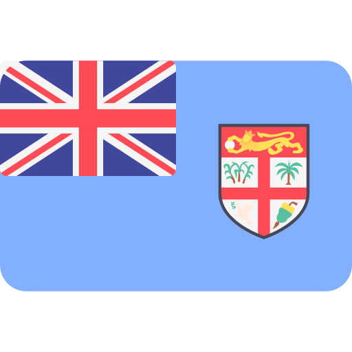 fidżi Flags Rounded rectangle ikona