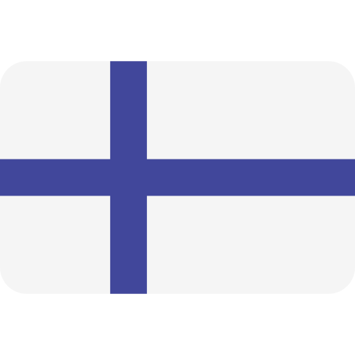 finland Flags Rounded rectangle icoon