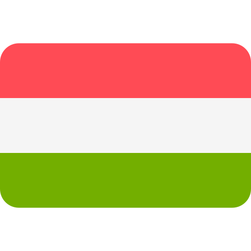 hongarije Flags Rounded rectangle icoon