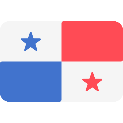 panamá Flags Rounded rectangle icono