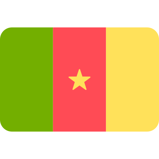 camerun Flags Rounded rectangle icona