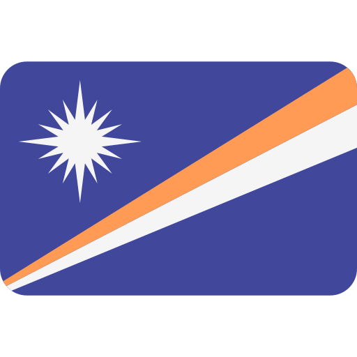 isola marshall Flags Rounded rectangle icona