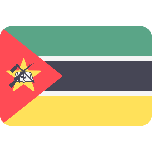 mozambik Flags Rounded rectangle ikona