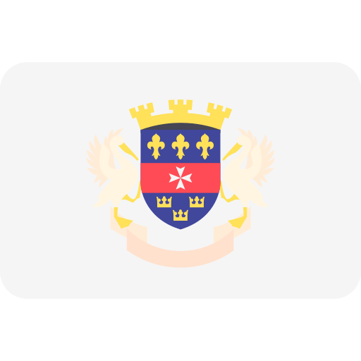 st barth Flags Rounded rectangle Icône
