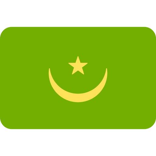 Mauritania Flags Rounded rectangle icon