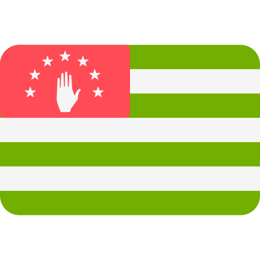 abkhazia Flags Rounded rectangle icona