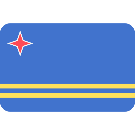 aruba Flags Rounded rectangle icon