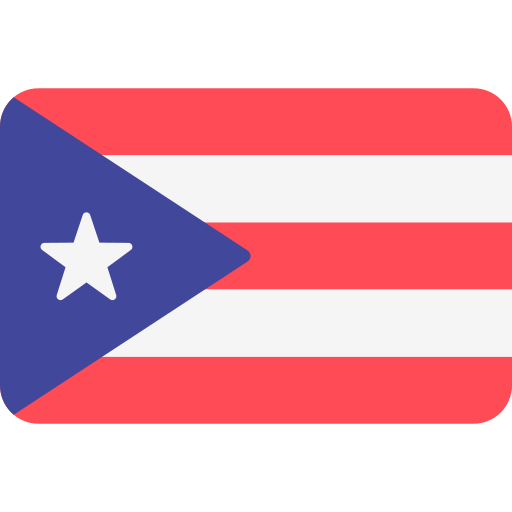 puerto rico Flags Rounded rectangle icoon