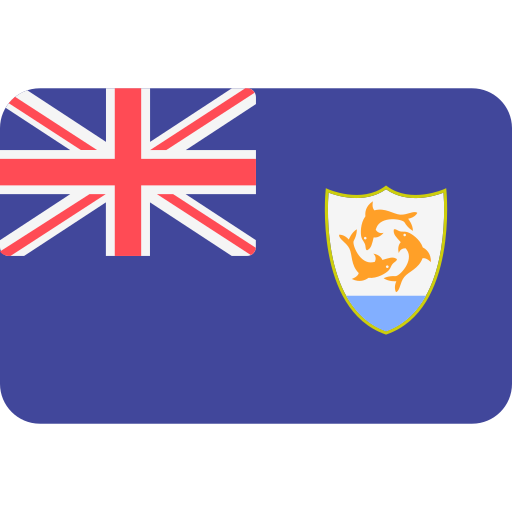 Anguilla Flags Rounded rectangle icon
