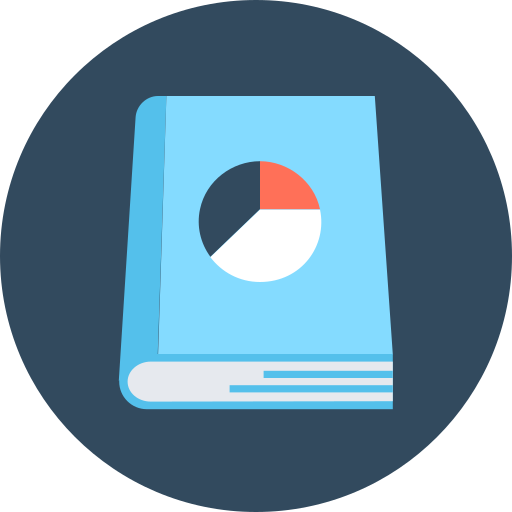 Book Flat Color Circular icon