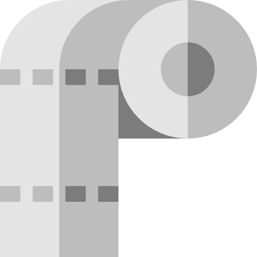 Toilet paper Basic Straight Flat icon