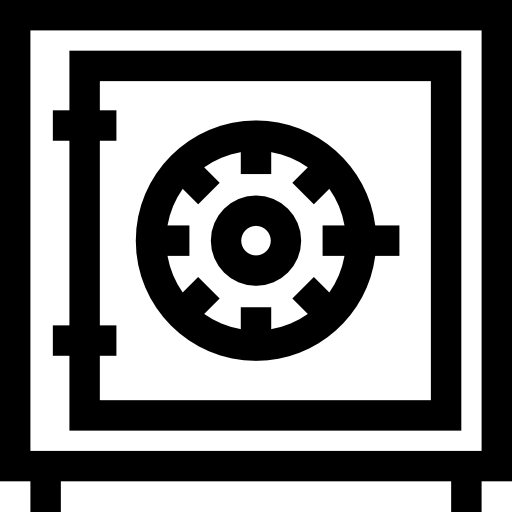 金庫 Basic Straight Lineal icon