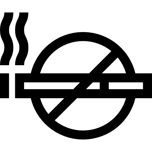 proibido fumar Basic Straight Lineal Ícone