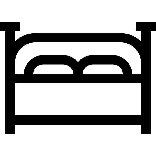 cama Basic Straight Lineal icono