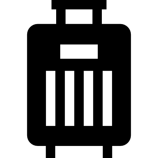 Luggage Basic Straight Filled icon
