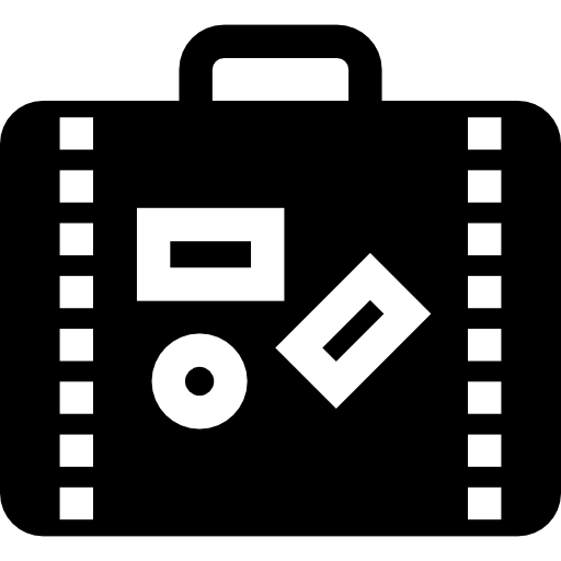 Briefcase Basic Straight Filled icon