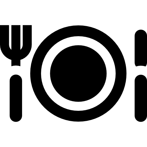 restaurante Basic Straight Filled icono
