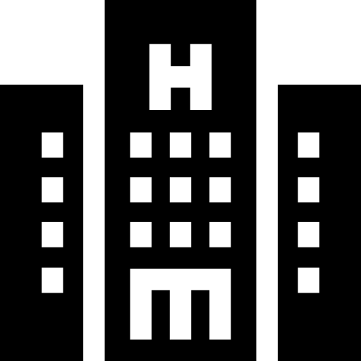 hotel Basic Straight Filled ikona