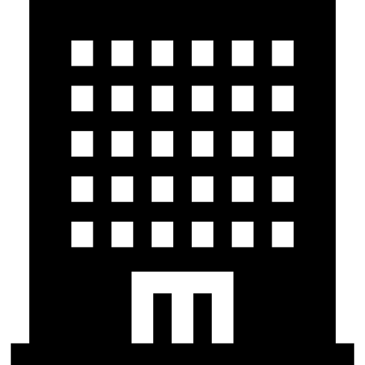 budynek Basic Straight Filled ikona