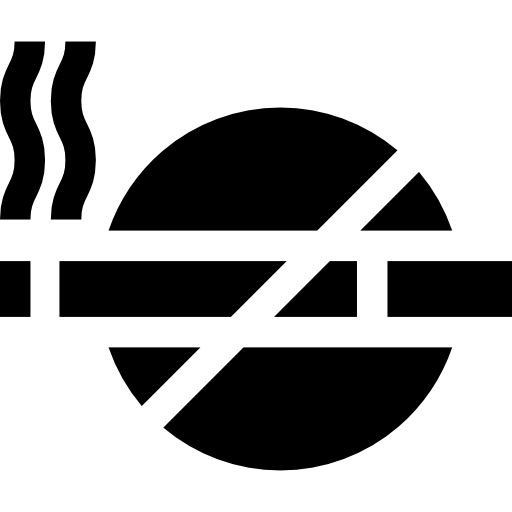 vietato fumare Basic Straight Filled icona