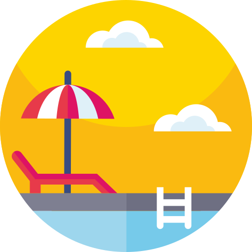 schwimmbad Geometric Flat Circular Flat icon