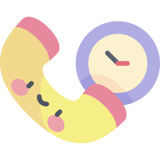 전화 Kawaii Flat icon