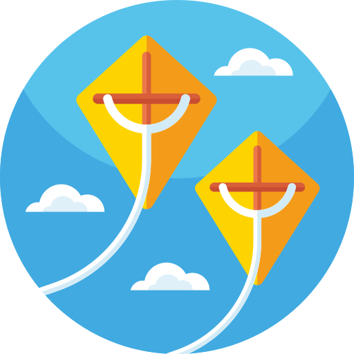 drachen Geometric Flat Circular Flat icon