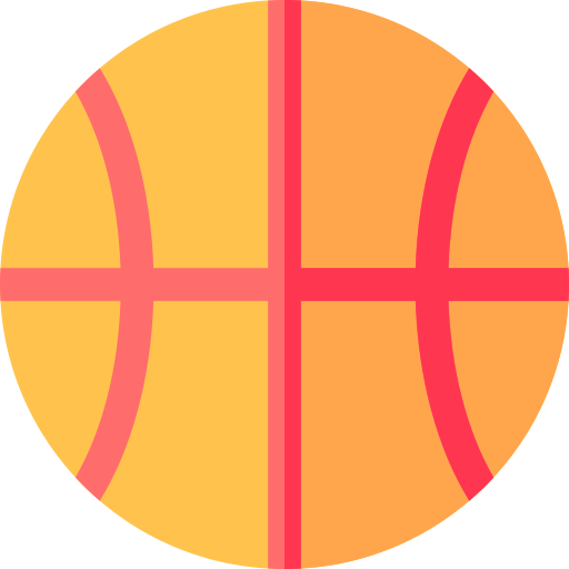 koszykówka Basic Straight Flat ikona