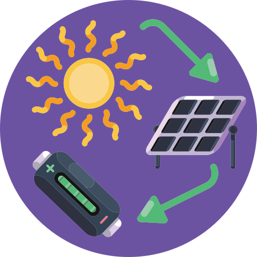 再生可能エネルギー Generic Circular icon