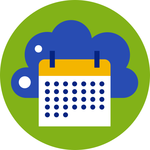 Month calendar Generic Circular icon