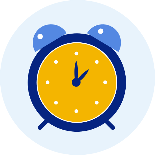 Alarm clock Generic Circular icon