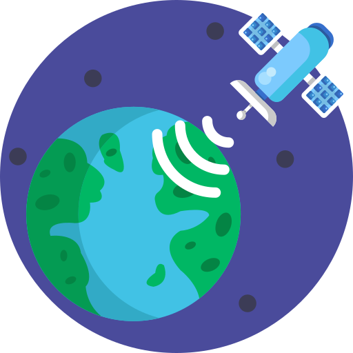 satélite de sinal Generic Circular Ícone