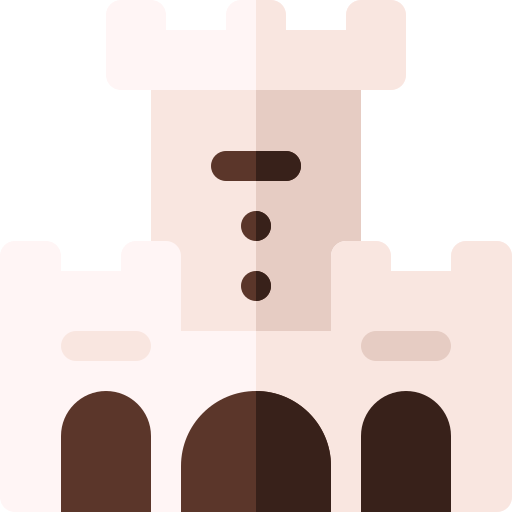 Castle Basic Rounded Flat icon