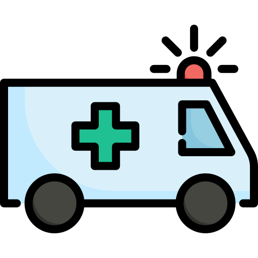 ambulancia Kosonicon Lineal color icono