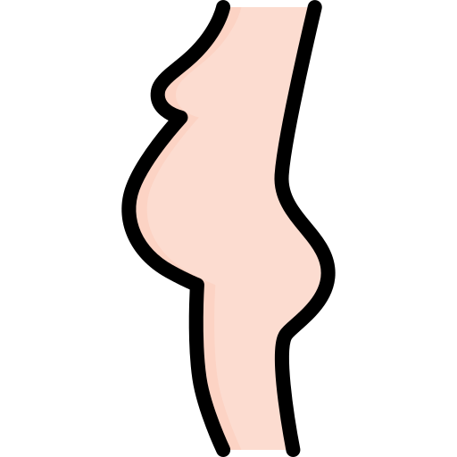 el embarazo Kosonicon Lineal color icono