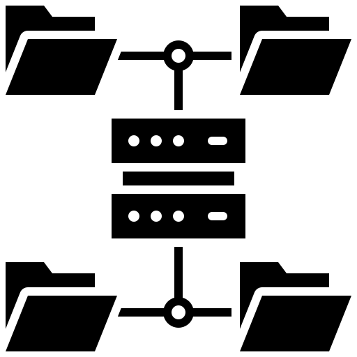 Файловое хранилище Generic Glyph иконка