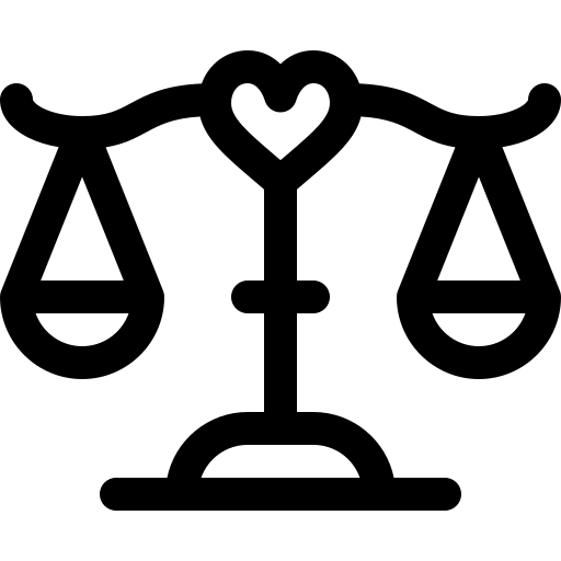 Équilibre Basic Rounded Lineal Icône