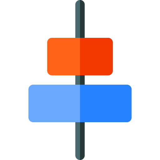 가운데 정렬 Basic Rounded Flat icon