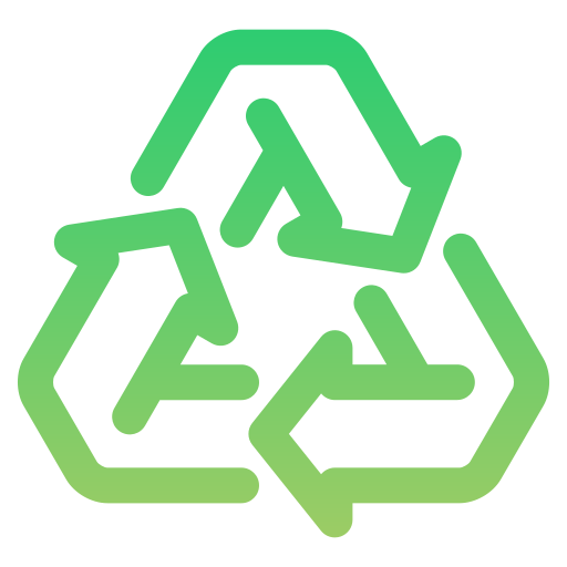signo de reciclaje Generic Gradient icono
