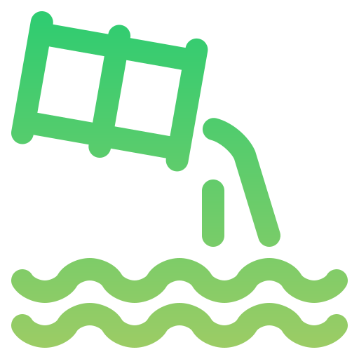 Water pollution Generic Gradient icon