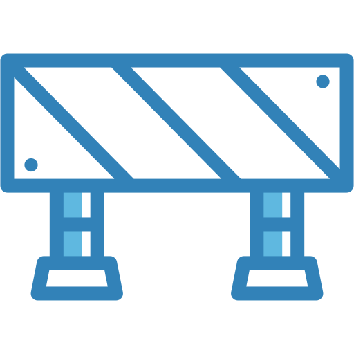 Barrier Generic Blue icon