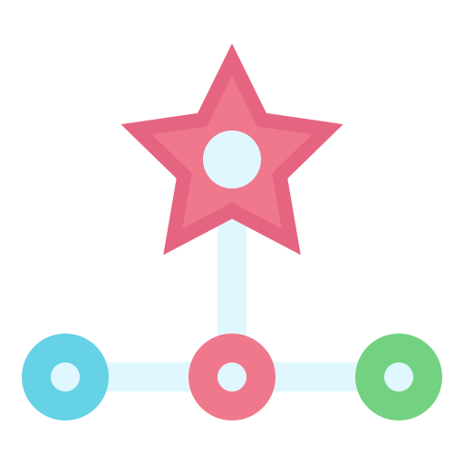struktura hierarchiczna Generic Flat ikona