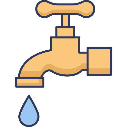 rubinetto dell'acqua Dinosoft Lineal Color icona