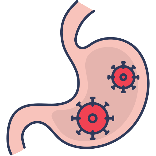 Kidney Dinosoft Lineal Color icon