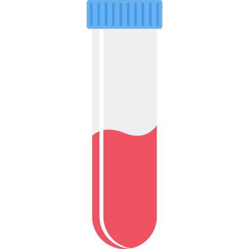 Blood tube Dinosoft Flat icon