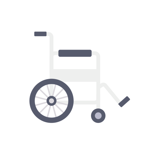 Wheelchair Dinosoft Flat icon