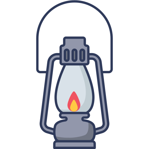 lampa naftowa Dinosoft Lineal Color ikona