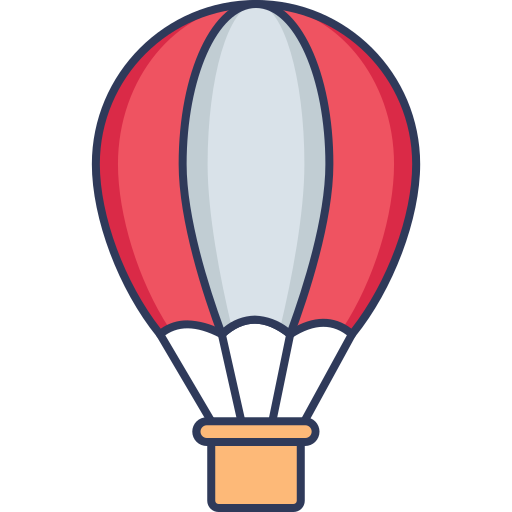 montgolfière Dinosoft Lineal Color Icône